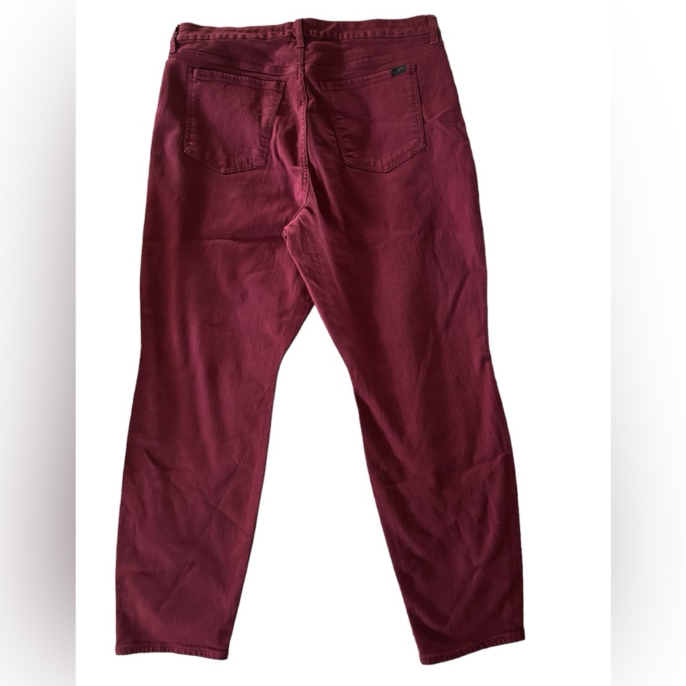 7 For All Mankind Jen 7 Burgundy Ankle Skinny Pant NWT Size 18 - Picture 2 of 8